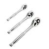 652F 3Pcs Ratchet Wrench 3/8 1/4 Ratchet Tool for Tight Space Automotive Repair Home Improvement Easy Socket Wrench