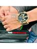 Diesel 57mm Übergroßer Chronograph mit 4 Zeitzonen für Herren – Statement Lederarmbanduhr Perfekt für Reisen, Ausgehen & Street Fashion – DZ7371