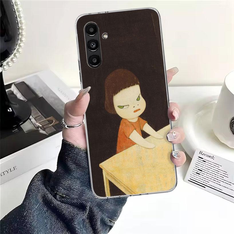 Y-Yoshitomo Nara Phone Case For Samsung Galaxy A13 A14 A15 A16 A17 A53 A54 A55 A56 A57 A33 A34 A35 A36 A37 A23 A24 A25 A26 Galax