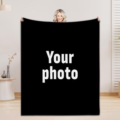 2026 Custom Photo Flannel Blanket 3D Printed Soft Blanket For Home Camping Nap Leisure Blankets Christmas Gifts For Home Decor