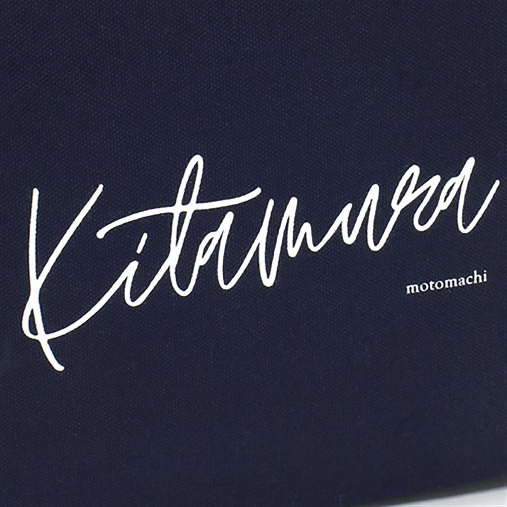 Kitamura Wide Bottom Tote Bag Y-1260 Women's Dark Blue (Navy) 10101 Free Size