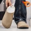 Winter Cotton Slippers Bag Head Soft Sole Birkenstocks Non-slip Half-drag Fleece Warm and Lazy