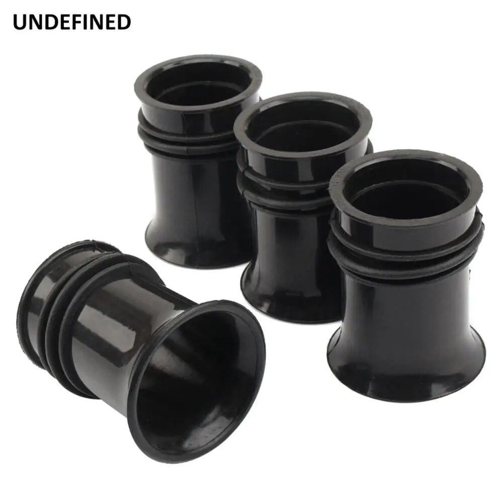 

4 шт. резиновый адаптер впускного коллектора для мотоцикла, карбюратор, ботинки для Honda CB750K 1969-1976 CB750F Super Sport 1975-1976 чёрный