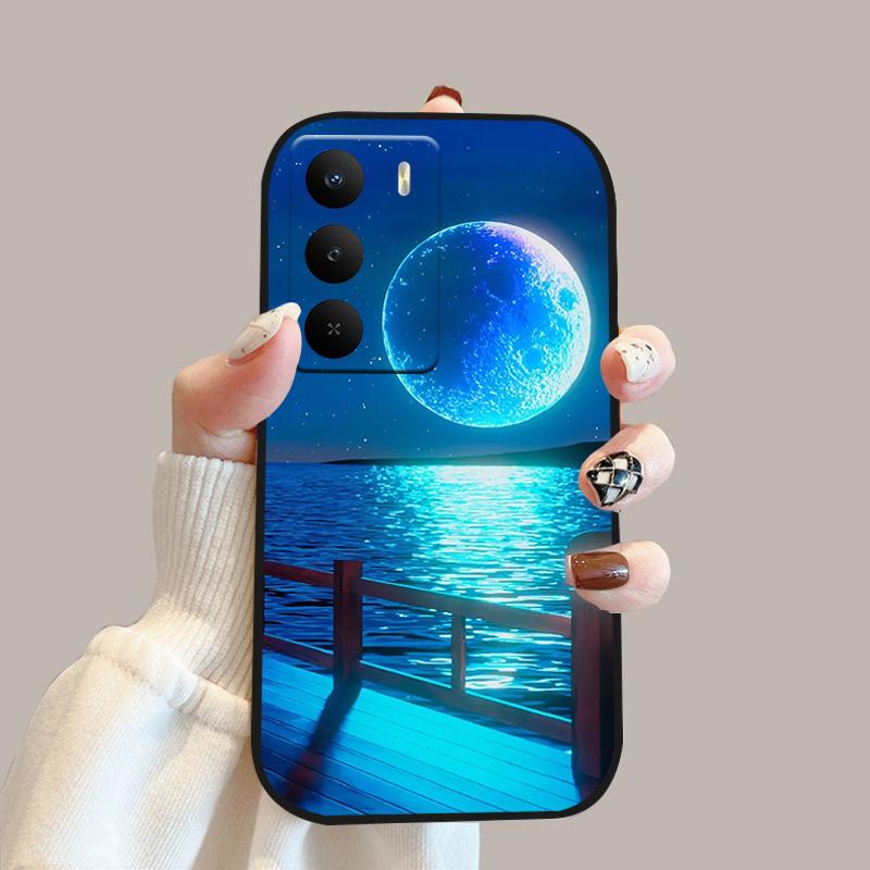 For Realme V60 Pro Case V 60 Pro Silicone Soft TPU Phone Bumper Cover For Realme 14x 5G Fashion Cute Cartoon Protective Fundas