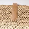 2025 Trendy Straw Woven Women's Beach Bag - Handmade, Large Capacity with Tassel Pendant Shoulder Strap