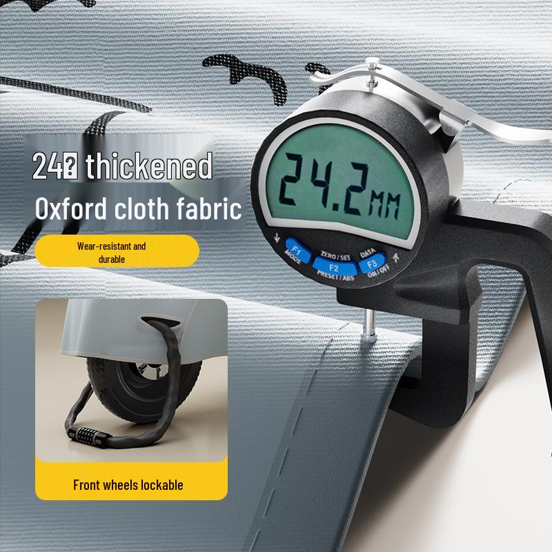 Thickened Electric Vehicle Rain & Sun Protection Cover for Battery Cars and Scooters