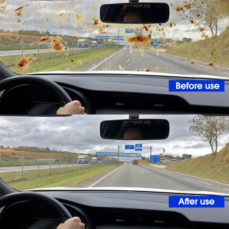 20/100PCS Ultra Concentrated Glass Water Effervescent Tablets Car Windshield Cleaner Car Vehicles Windshield Solid Soap Piece