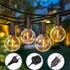 Waterproof G40 Solar Garden String Lights for Outdoor Decoration and Camping