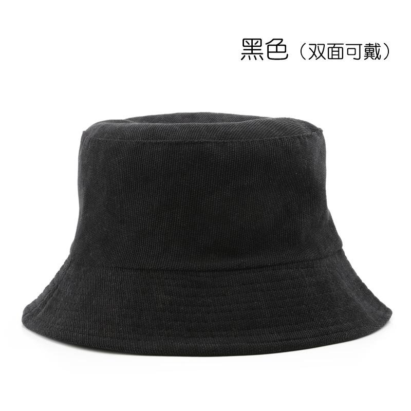 Fisherman's hat, double-sided, solid color, plain design, suitable for outdoor activities, women's sun hat for sun protection