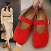 Mary Jane with Skirt Evening Breeze Bag Head Single Shoes French Lazy One-pedal One-word Buckle Fashionable Versatile Single Shoes