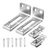 Hardware Repair Tool Kit Bi Fold Door Hardware Set with Top and Bottom Pivots Replacement Guide Wheel Bifold Closet