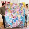 Akademiya 2D Flat Pattern Flannel Blanket High Quality All Seasons Warmth and Comfort Perfect for Christmas Gifts.NMT0928006