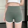 Three Points Female Summer Thin Belly Lift Hip Anti-slip Leggings Can Be Worn Outside Patchwork Yoga Safety Pants