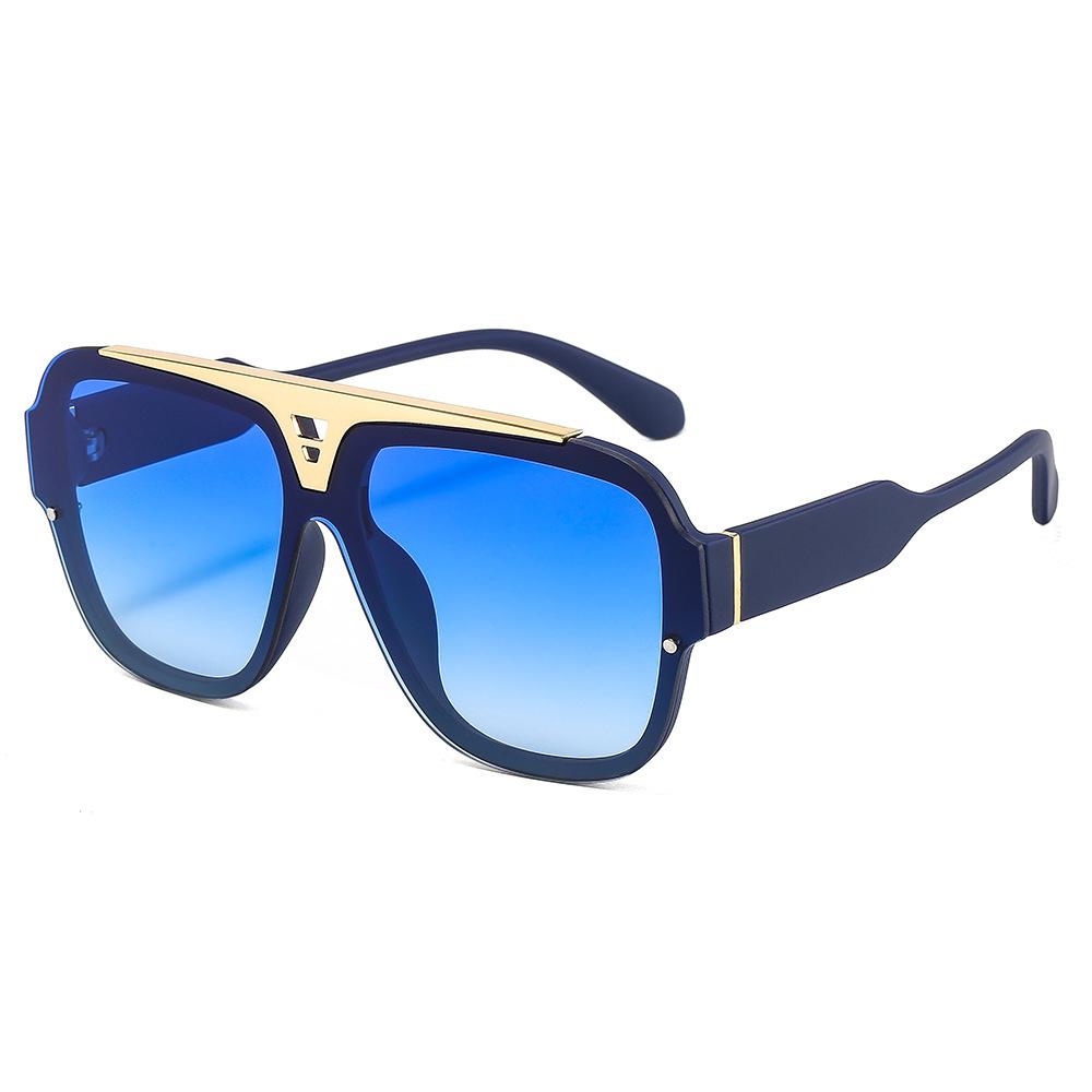 Fashion Vintage Big Frame Square Sunglasses Women Men  Luxury Brand Designer Popular Travel Sun Glasses Female Shades Uv400