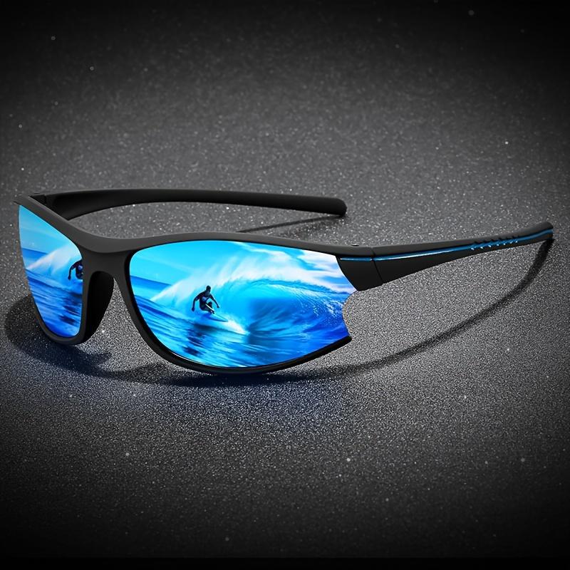 3-pack polarized sports sunglasses for men, PC frame & lens, half frame design, UV protection, for climbing, racing