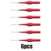 1/20PCs 30V Motorcycle Diagnostic Tools Multimeter Test Lead Extention Back Piercing Needle Tip Probes Car Test Probe Kit 0.7MM