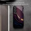 Purple Texture Protective Exquisite High-end PhoneCase Glass PhoneCase for Samsung Galaxy S26 S25 S24 S23 S22 S21 FE,Ultra,Plus