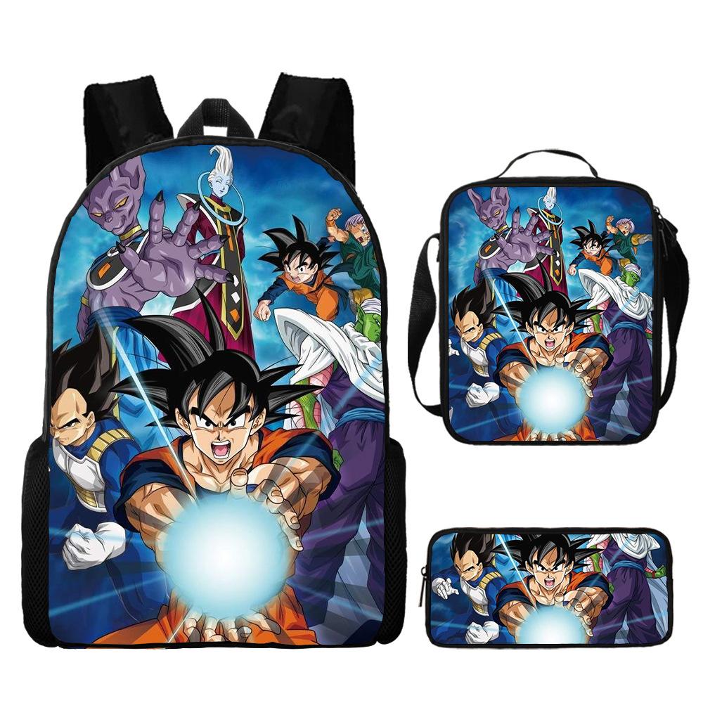 Dragon Ball Dragon Ball Anime Girl Boy Student Print Backpack Bag Cartoon Schoolbag