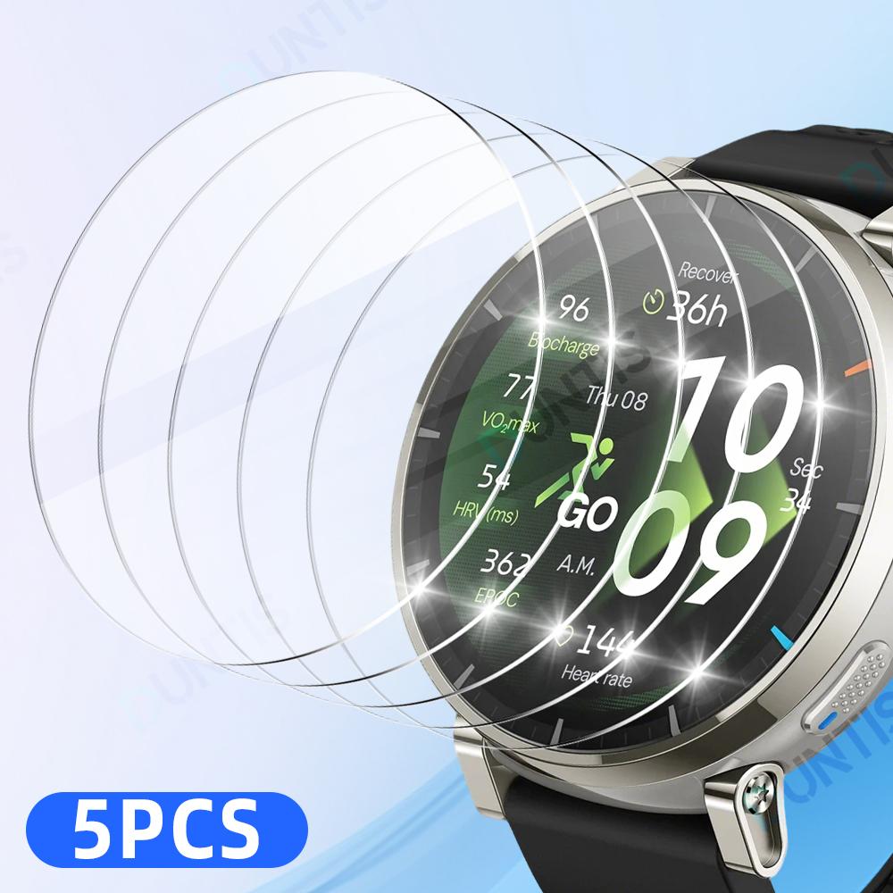 Protezione Schermo in Vetro Temperato per Amazfit Active 3 Pellicola Protettiva in Vetro Premium Protezione Schermo per Accessori Amazfit