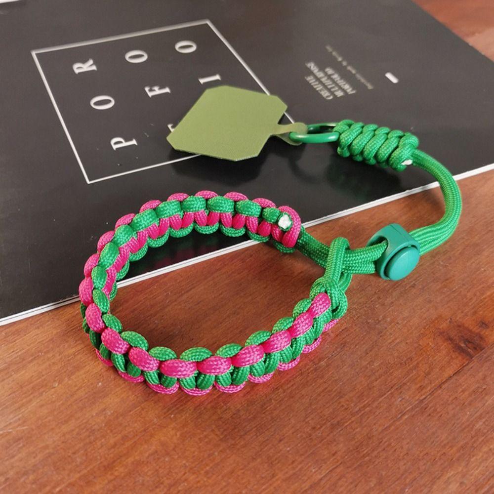 Hand-woven Phone Case Braided Lanyard Colorful Braided Colorful Wrist Straps  Mobile Phone Case