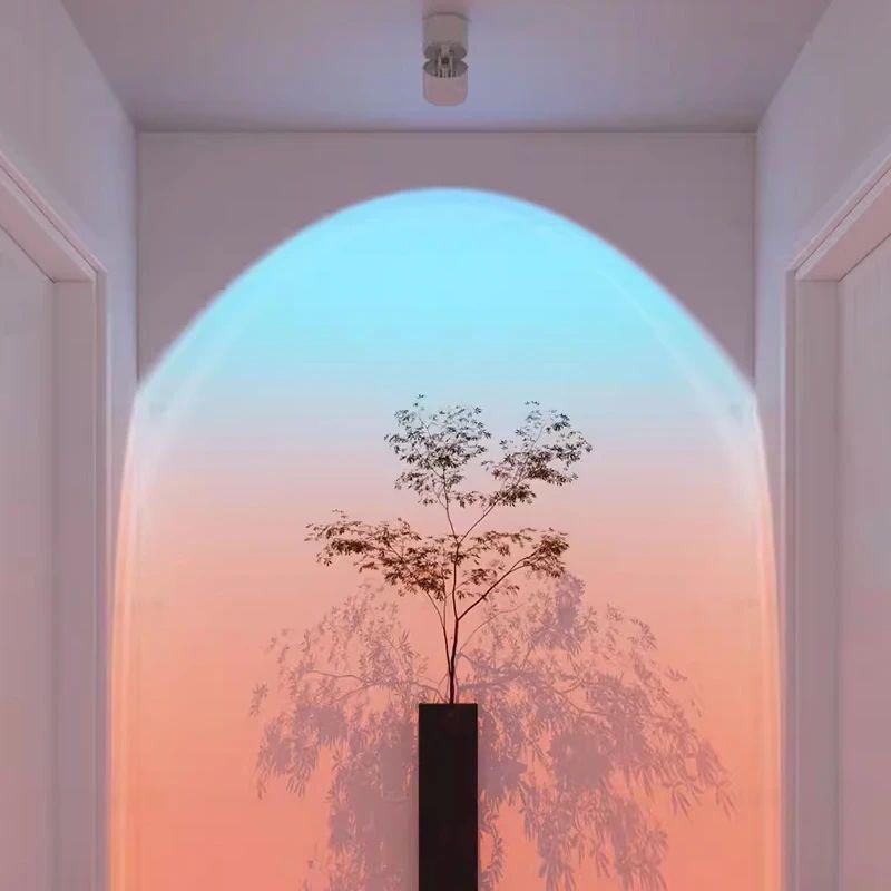Oeny Sunset Red Ambient Wall Washer and Picture Light