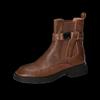Dam Retro Chelsea Boots - Höst/Vinter 2025, Klack, Rund Tå, Elastisk Ankelkänga