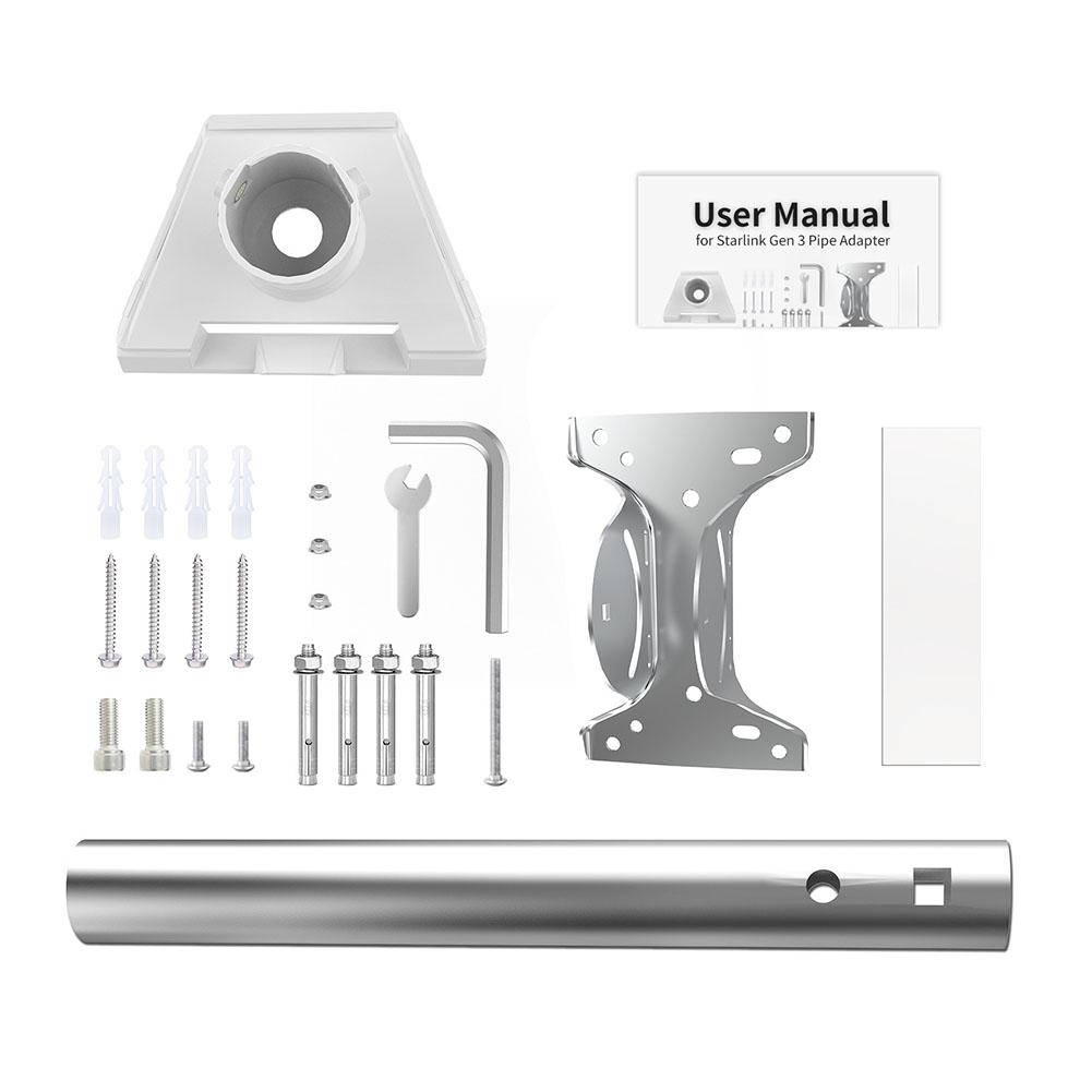 For StarLink Gen3 Roof Wall Mount Wall Installed Connecting Rod Mount Roof Adapter Holder Metals Standard Connector For Gen3