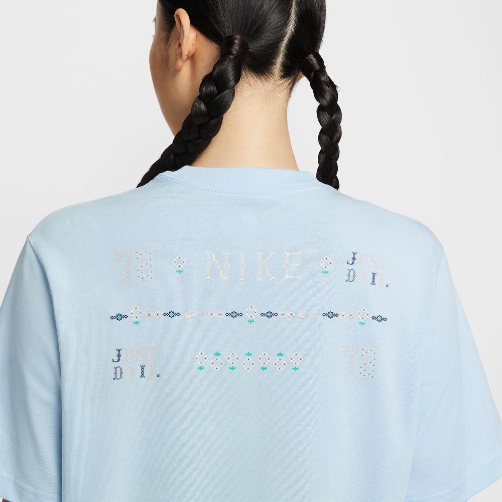 Nike As W Nsw Ss Boxy Bsb Gcel Comfortable Sports Casual Short Sleeve T-Shirt Women T-Shirts II0446441
