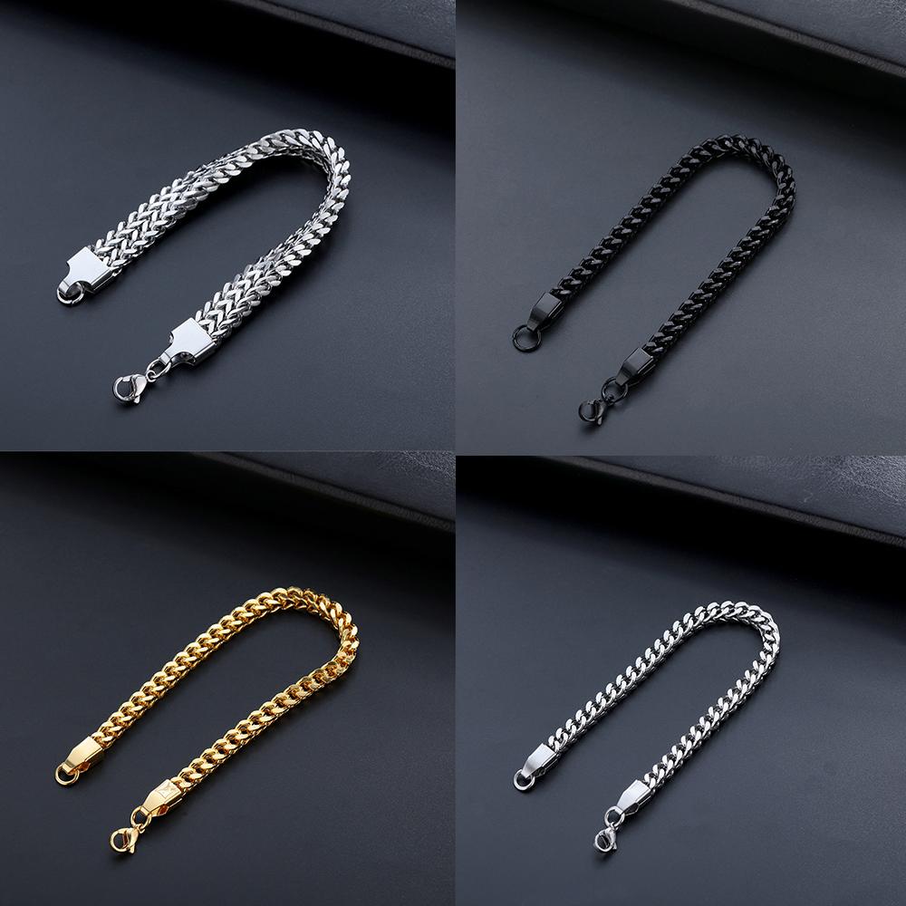 

Новый мужской подарочный браслет-змея-цепочка из нержавеющей стали