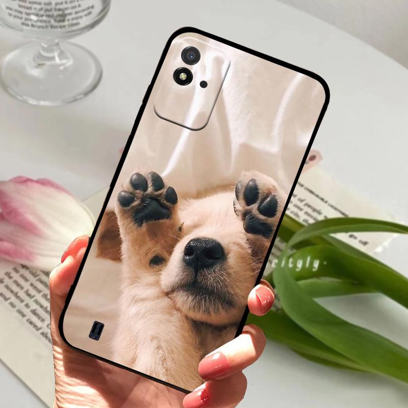 For OPPO Realme Narzo 50i Case 50i Prime Beach Sunset Shockproof Silicone Phone Cover For Narzo 50A Bumper Shells 50A Prime