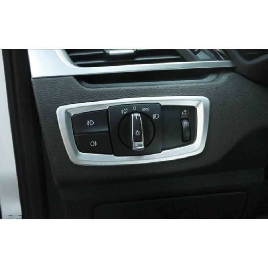 Fit For BMW X1 F48 2016-2022 ABS Silver Function Control Button Button Trim 1PCS