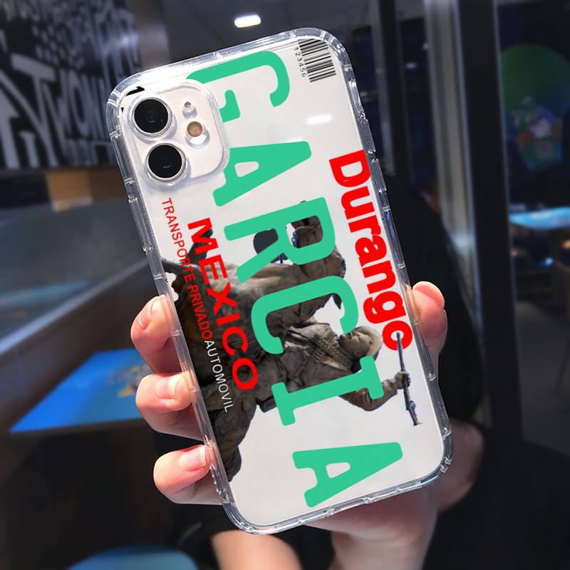 

Чехол для телефона с номерным знаком Мехико SONORA для iphone 13 12 11 8 7 plus mini x xs xr pro max, прозрачный мягкий iphone 12mini