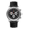 Watch LZ 14 Marine Quartz 5 ATM Water Resistant Mineral Glass Black Dial Stainless Steel [ZEPPELIN] Men's 8888-2 [Used]