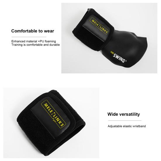 1 Set Golf Swing Training Aid Kit with Wrist Brace Wristband Hollow