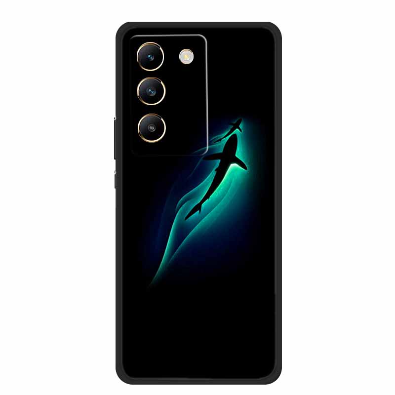 Phone Case For Vivo V30 Lite 4G Back Cover Case Shockproof Black Silicone Soft Funda For Vivo V30 Lite Case 6.67" V 30 Lite Capa