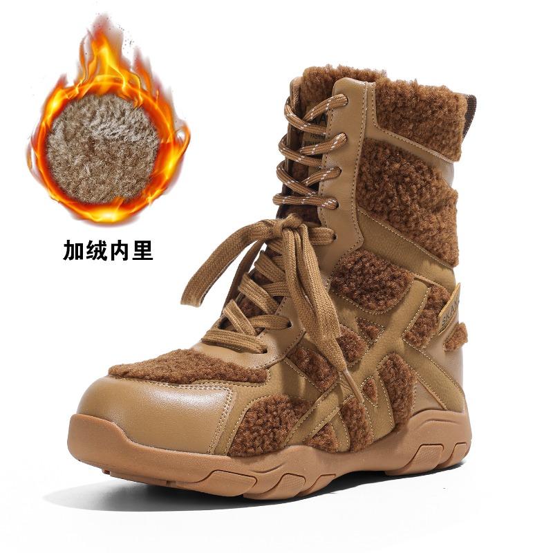 

Racing style Martin boots women s autumn new outdoor sneakers platform high-top shoes casual and versatile 39