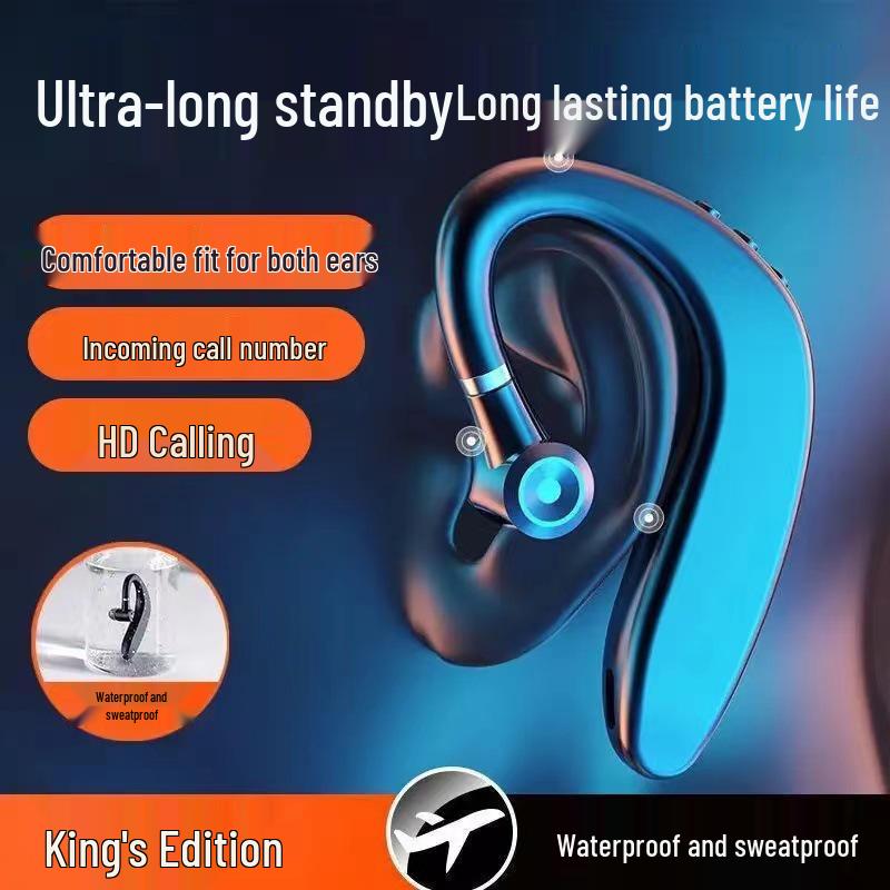 Wireless Bluetooth Over-Ear Earphones for Business, Driving, Sports & Music.