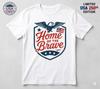 Home of the Brave T-Shirt, USA 250th Anniversary Eagle Tee
