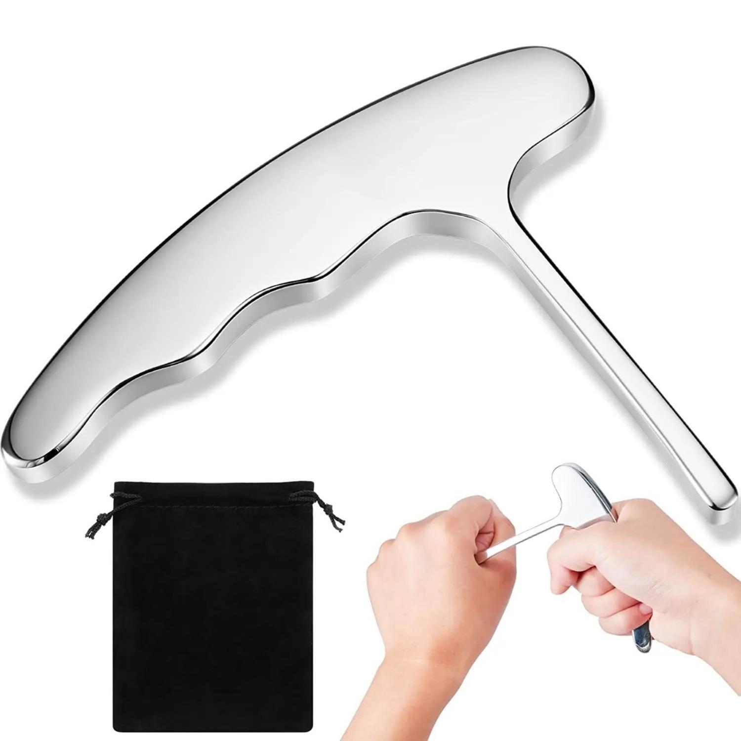 

Stainless Steel Trigger Massage Tool - Deep Tissue Massage - Acupressure Tool For Myofascial Release Pain Relief