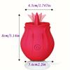 Licking Rose Multi-Speed Vibrating Massager Simulated Tongue Soft Material Valentine's Day Gift Couples Intimacy Flirting Accessory for Couples