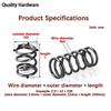 65Mn Drahtdurchmesser 1,5mm /2,0mm Lange Feder Druckfeder Länge 100mm 150mm 200mm 250mm 300mm 400mm 500mm