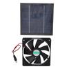 Solar Powered Fan Waterproof IP65 20percent  Conversion Rate Mini Exhaust Fan Environmentally Friendly 20W