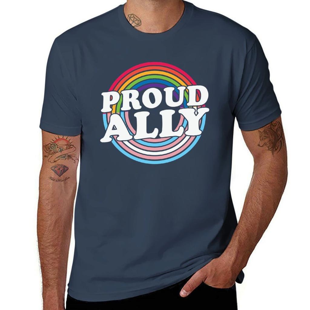 Proud Ally Tshirt All Weather Casual Short Sleeve