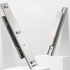 Pull basket track, Kitchen cabinet drawer Buffered slide rail, Bottom and side installation Adjustable width With damping buffer
