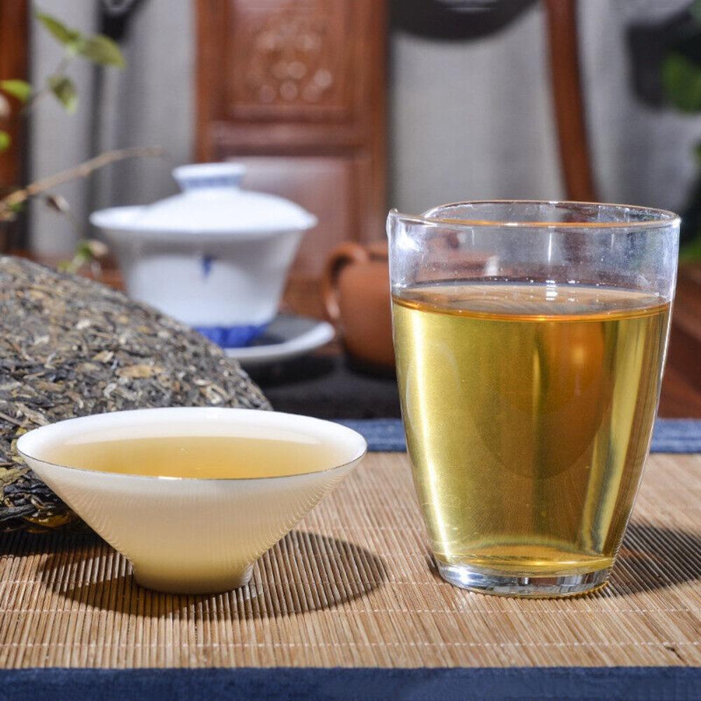 357g Premium Yunnan Pu-erh Tea Cake Da Shu Raw Pu erh Loose Leaf Organic Healthy Drink