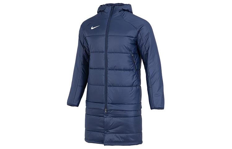 Nike Puffer Jackets Men s Blue Hooded Moderate Puffer Jacket DJ6307-451 S