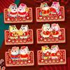 6pcs Glitter Frosted Horse Year Money Envelope Chinese Lucky Money Pockets  Birthday Celebration