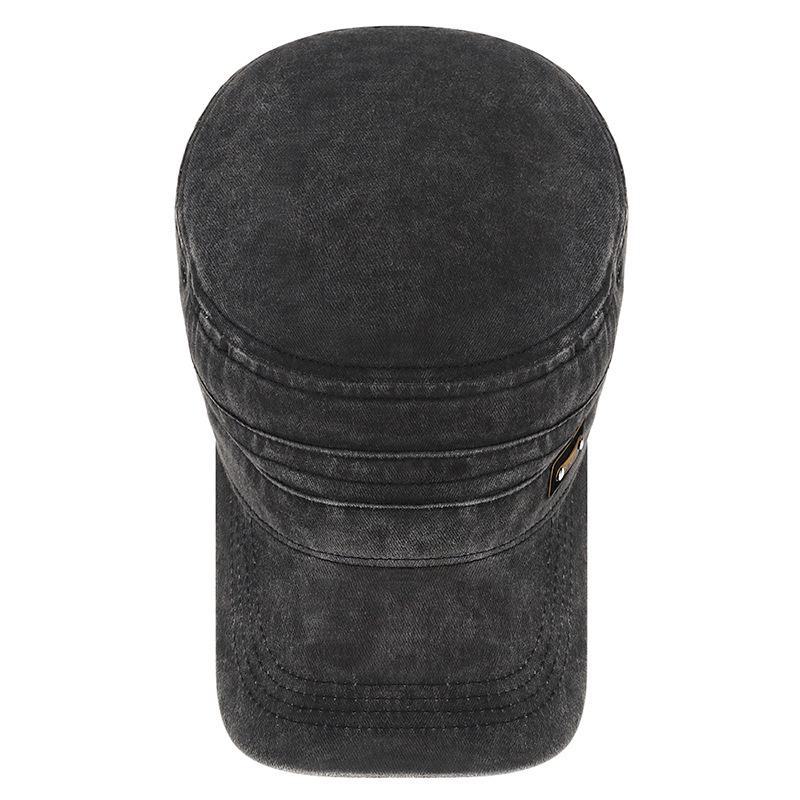 Unisex Washed Cotton Duckbill Cap - Outdoor Leisure Sunshade Hat for Spring & Autumn
