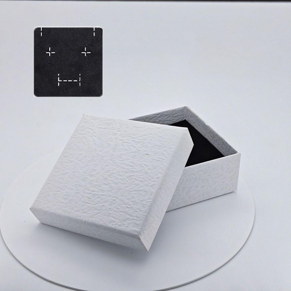 

30 шт. Белые подарочные коробки для ювелирных изделий, Коробки для ювелирных изделий с наполнителем и крышками, Дисплейная коробка для ожерелий, колец, браслетов, серег, Квадратные подарочные коробки для ювелирных изделий 30pcs white