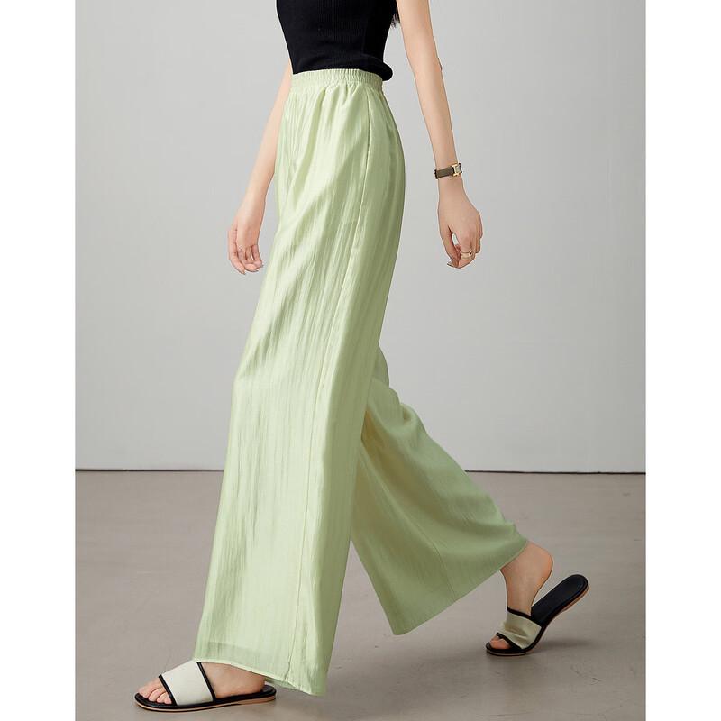 Demana Tencel Blend Wide-Leg Casual Pants